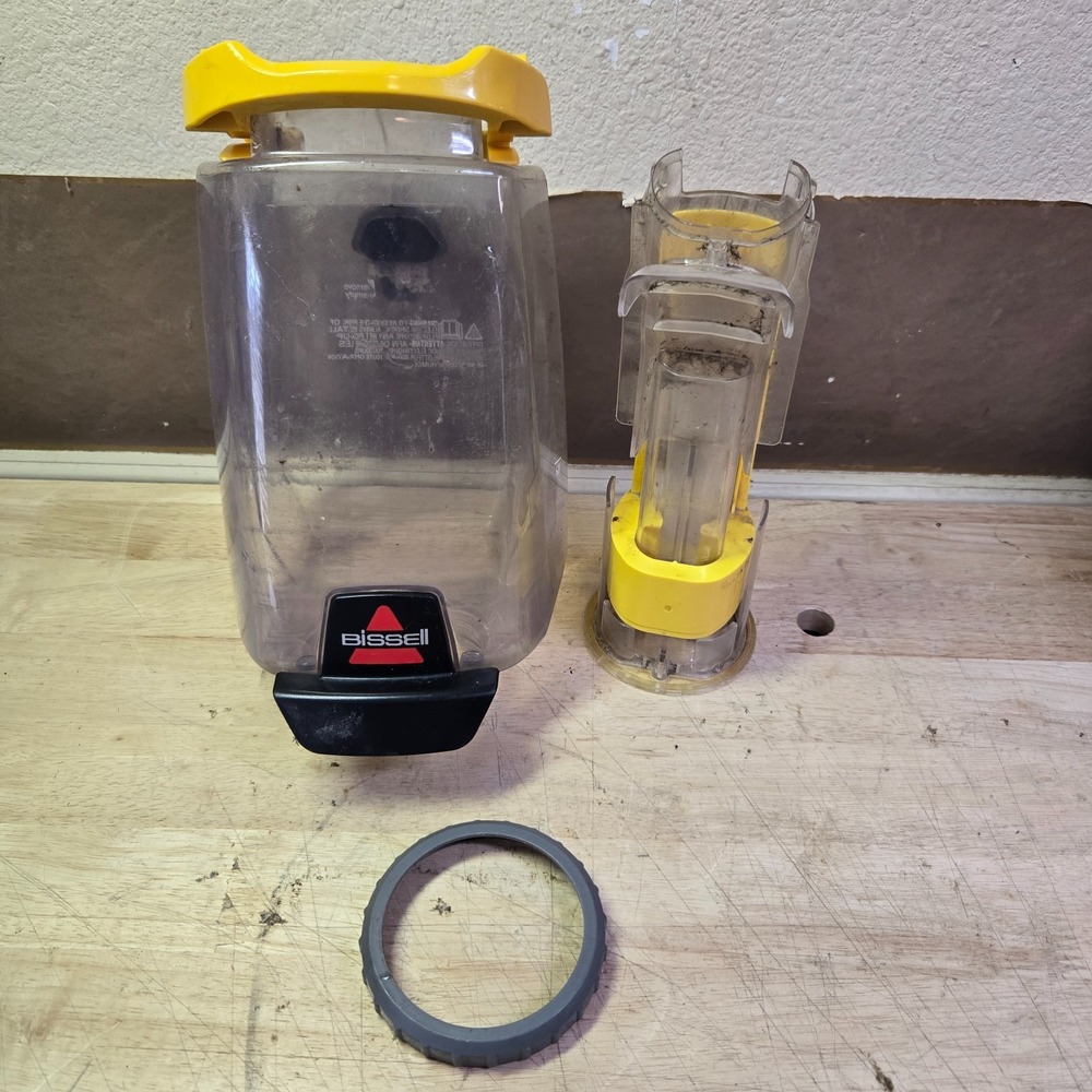 BISSELL Proheat 2X Revolution 1551 Dirty Water Tank Replacement Complete Yellow